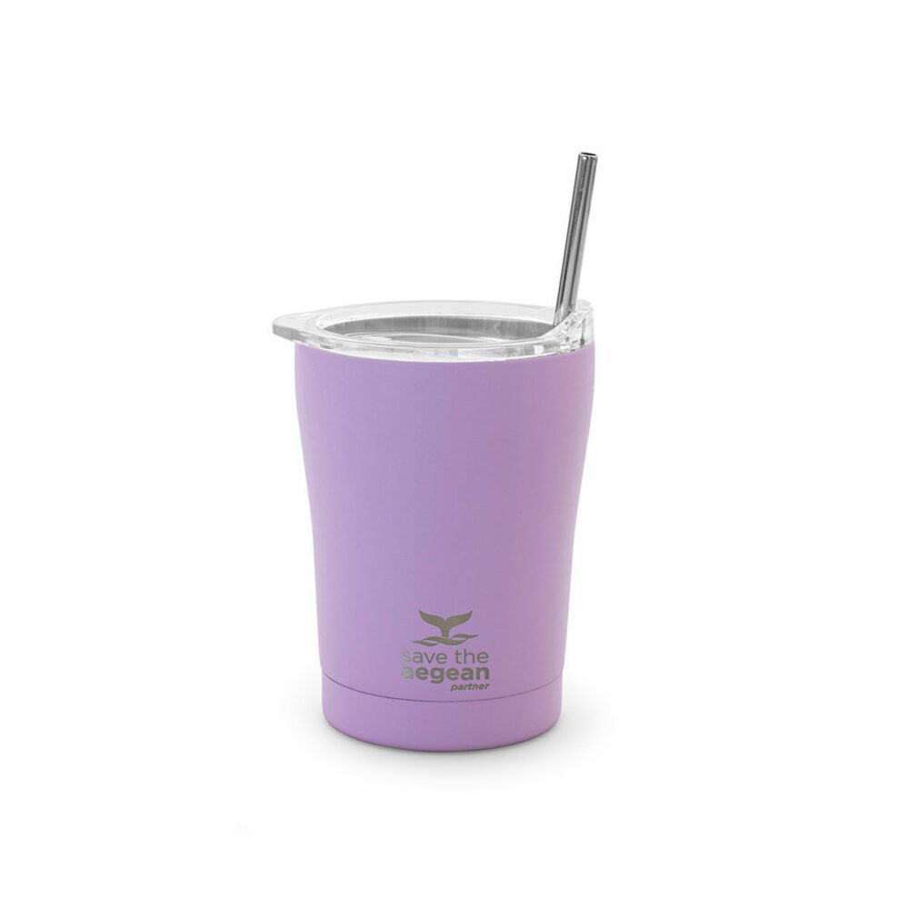 0001943  coffee mug save the aegean 350ml lavender purple