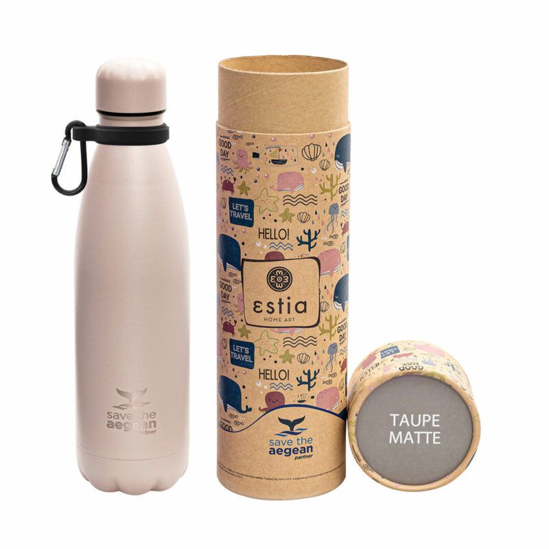0002284  travel flask save the aegean 500ml chai latte