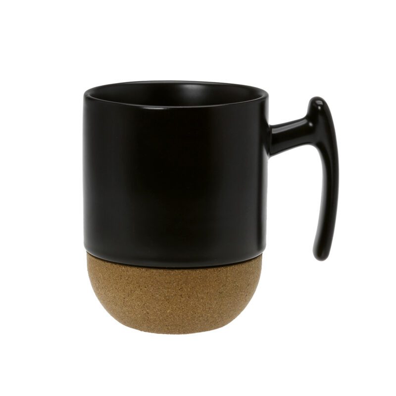 cork mug black porcelain 280ml 10.055.25