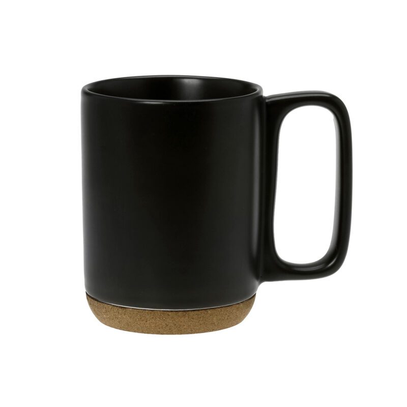 cork mug black porcelain 300ml 10.075.25
