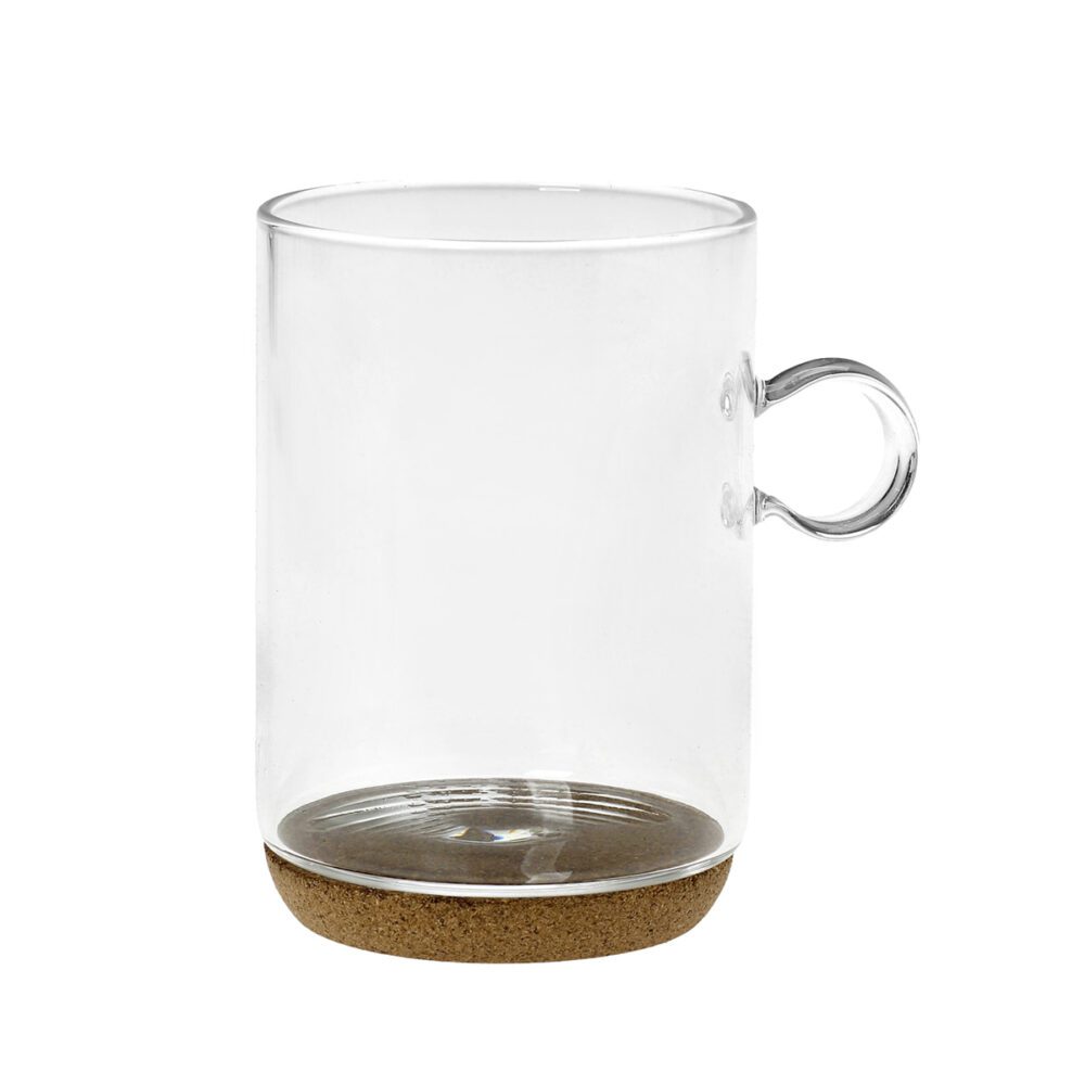 cork mug glass 340ml 10.031.25
