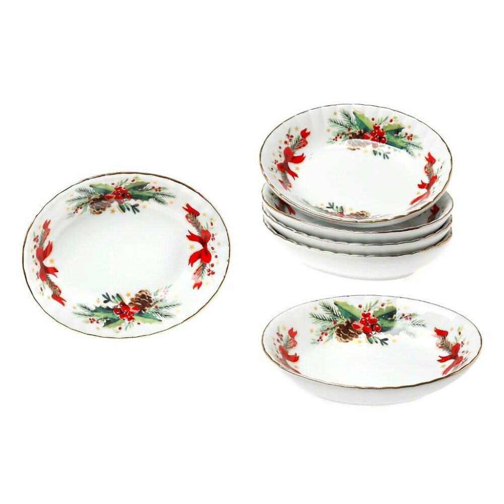 CHRISTMAS MAGIC SWEET PLATES 12 SET 6PCS 06.240.77